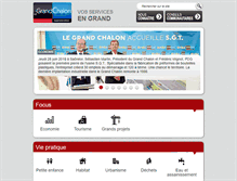 Tablet Screenshot of legrandchalon.fr